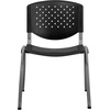 image:imageFlash Furniture HERCULES 5 Pack 880 lb Capacity White Plastic Stack Chair  Comfortable Seating with Durable DesignBlack