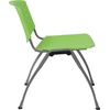 image:imageFlash Furniture HERCULES 5 Pack 880 lb Capacity White Plastic Stack Chair  Comfortable Seating with Durable DesignGreen