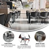 image:imageFlash Furniture HERCULES 5 Pack 880 lb Capacity White Plastic Stack Chair  Comfortable Seating with Durable DesignGrey