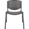 image:imageFlash Furniture HERCULES 5 Pack 880 lb Capacity White Plastic Stack Chair  Comfortable Seating with Durable DesignGrey