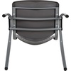 image:imageFlash Furniture HERCULES 5 Pack 880 lb Capacity White Plastic Stack Chair  Comfortable Seating with Durable DesignGrey