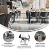 image:imageFlash Furniture HERCULES 5 Pack 880 lb Capacity White Plastic Stack Chair  Comfortable Seating with Durable DesignGrey