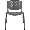 image:imageFlash Furniture HERCULES 5 Pack 880 lb Capacity White Plastic Stack Chair  Comfortable Seating with Durable DesignGrey