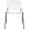 image:imageFlash Furniture HERCULES 5 Pack 880 lb Capacity White Plastic Stack Chair  Comfortable Seating with Durable DesignWhite
