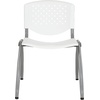 image:imageFlash Furniture HERCULES 5 Pack 880 lb Capacity White Plastic Stack Chair  Comfortable Seating with Durable DesignWhite