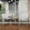 image:imageFlash Furniture HERCULES 5 Pack 880 lb Capacity White Plastic Stack Chair  Comfortable Seating with Durable DesignWhite