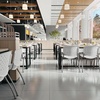 image:imageFlash Furniture HERCULES 5 Pack 880 lb Capacity White Plastic Stack Chair  Comfortable Seating with Durable DesignWhite