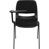 image:imageFlash Furniture HERCULES 5 Pack Black Padded Ergonomic Shell Chair with Right Handed FlipUp Tablet Arm1