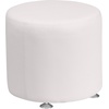 image:imageFlash Furniture HERCULES Alon Series White LeatherSoft Loveseat with Brushed Stainless Steel BaseMelrose White