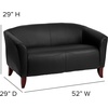 image:imageFlash Furniture HERCULES Imperial Series Black LeatherSoft Loveseat
