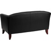image:imageFlash Furniture HERCULES Imperial Series Black LeatherSoft Loveseat