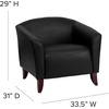 image:imageFlash Furniture HERCULES Imperial Series Brown LeatherSoft ChairBlack