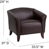 image:imageFlash Furniture HERCULES Imperial Series Brown LeatherSoft ChairBrown