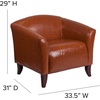 image:imageFlash Furniture HERCULES Imperial Series Brown LeatherSoft ChairCognac