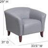 image:imageFlash Furniture HERCULES Imperial Series Brown LeatherSoft ChairGrey