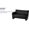 image:imageFlash Furniture HERCULES Majesty Series Black LeatherSoft LoveseatBlack