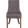 image:imageFlash Furniture HERCULES Paddington Series Grey Fabric Tufted ChairGray Fabric