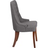image:imageFlash Furniture HERCULES Paddington Series Grey Fabric Tufted ChairGray Fabric