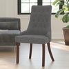 image:imageFlash Furniture HERCULES Paddington Series Grey Fabric Tufted ChairGray Fabric