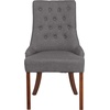 image:imageFlash Furniture HERCULES Paddington Series Grey Fabric Tufted ChairGray Fabric