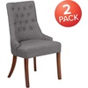 image:imageFlash Furniture HERCULES Paddington Series Grey Fabric Tufted ChairGray Fabric