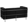 image:imageFlash Furniture HERCULES Regal Series Contemporary Black LeatherSoft Loveseat with Encasing FrameBlack