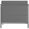 image:imageFlash Furniture HERCULES Regal Series Contemporary Black LeatherSoft Loveseat with Encasing FrameGrey