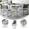 image:imageFlash Furniture HERCULES Series 500 lb Capacity High Density Black Vinyl Stacking Chair with Sled BaseGray VinylBlack Frame