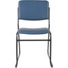 image:imageFlash Furniture HERCULES Series 500 lb Capacity High Density Black Vinyl Stacking Chair with Sled BaseNavy VinylBlack Frame