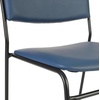 image:imageFlash Furniture HERCULES Series 500 lb Capacity High Density Black Vinyl Stacking Chair with Sled BaseNavy VinylBlack Frame