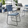image:imageFlash Furniture HERCULES Series 500 lb Capacity High Density Black Vinyl Stacking Chair with Sled BaseNavy VinylBlack Frame