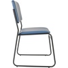 image:imageFlash Furniture HERCULES Series 500 lb Capacity High Density Black Vinyl Stacking Chair with Sled BaseNavy VinylBlack Frame