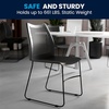 image:imageFlash Furniture HERCULES Series 661 lb Capacity Black Stack Chair with AirVent Back and Black Powder Coated Sled BaseBlack