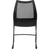 image:imageFlash Furniture HERCULES Series 661 lb Capacity Black Stack Chair with AirVent Back and Black Powder Coated Sled BaseBlack