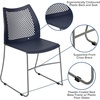 image:imageFlash Furniture HERCULES Series 661 lb Capacity Black Stack Chair with AirVent Back and Black Powder Coated Sled BaseNavy