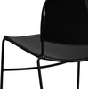 image:imageFlash Furniture HERCULES Series 880 lb Capacity Black UltraCompact Stack Chair with Chrome FrameBlack PlasticBlack Frame