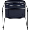 image:imageFlash Furniture HERCULES Series 880 lb Capacity Black UltraCompact Stack Chair with Chrome FrameNavy PlasticSilver Frame
