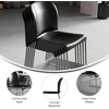 image:imageFlash Furniture HERCULES Series 880 lb Capacity Gray Full Back Contoured Stack Chair with Black Powder Coated Sled BaseBlack