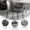 image:imageFlash Furniture HERCULES Series 880 lb Capacity Gray Full Back Contoured Stack Chair with Black Powder Coated Sled BaseGrey