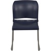 image:imageFlash Furniture HERCULES Series 880 lb Capacity Gray Full Back Contoured Stack Chair with Black Powder Coated Sled BaseNavy