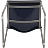 image:imageFlash Furniture HERCULES Series 880 lb Capacity Gray Full Back Contoured Stack Chair with Black Powder Coated Sled BaseNavy