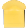 image:imageFlash Furniture HERCULES Series 880 lb Capacity Gray Full Back Contoured Stack Chair with Black Powder Coated Sled BaseYellow