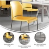 image:imageFlash Furniture HERCULES Series 880 lb Capacity Gray Full Back Contoured Stack Chair with Black Powder Coated Sled BaseYellow