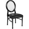 image:imageFlash Furniture HERCULES Series 900 lb Capacity King Louis Chair with Tufted Back Black Vinyl Seat and Black FrameTufted Black VinylBlack Frame