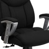 image:imageFlash Furniture HERCULES Series Big amp Tall 400 lb Rated Black Fabric Executive Ergonomic Office Chair with Silver Adjustable ArmsBlack Fabric