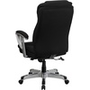 image:imageFlash Furniture HERCULES Series Big amp Tall 400 lb Rated Black Fabric Executive Ergonomic Office Chair with Silver Adjustable ArmsBlack Fabric
