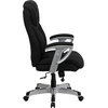 image:imageFlash Furniture HERCULES Series Big amp Tall 400 lb Rated Black Fabric Executive Ergonomic Office Chair with Silver Adjustable ArmsBlack Fabric