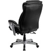 image:imageFlash Furniture HERCULES Series Big amp Tall 400 lb Rated Black Fabric Executive Ergonomic Office Chair with Silver Adjustable ArmsBlack Leathersoft