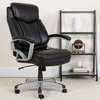 image:imageFlash Furniture HERCULES Series Big amp Tall 500 lb Rated Black LeatherSoft Executive Swivel Ergonomic Office Chair with ArmsBlack Leathersoft