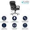 image:imageFlash Furniture HERCULES Series Big amp Tall 500 lb Rated Black LeatherSoft Executive Swivel Ergonomic Office Chair with Extra Wide SeatBlack